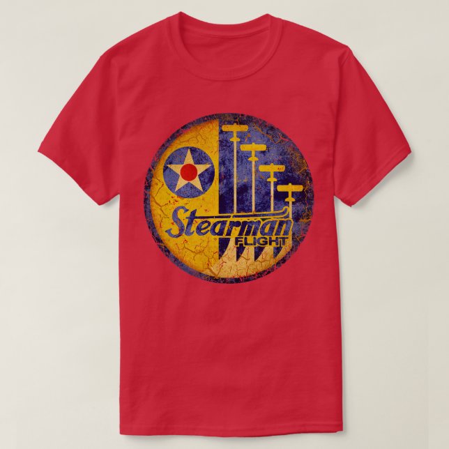 Stearman Flight T Shirt (Design framsida)