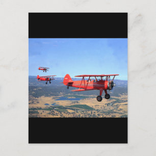 Stearman, PT-17, 1943_Classic Aviation Vykort