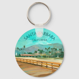 Stearns Wharf - Santa Barbara, CA Nyckelring
