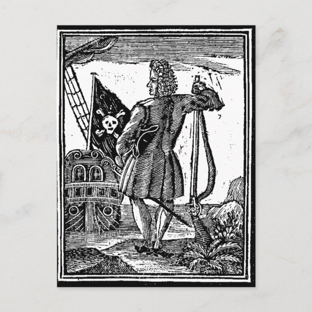 Stede Bonnet Vykort (Framsida)