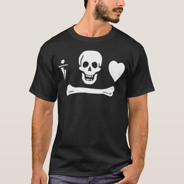 Stede hätta Jolly Roger T-shirt (Framsida)
