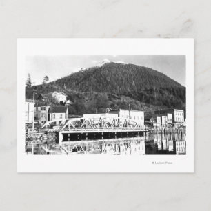 Stedman Street Bridge och Hjort Mountain Vykort