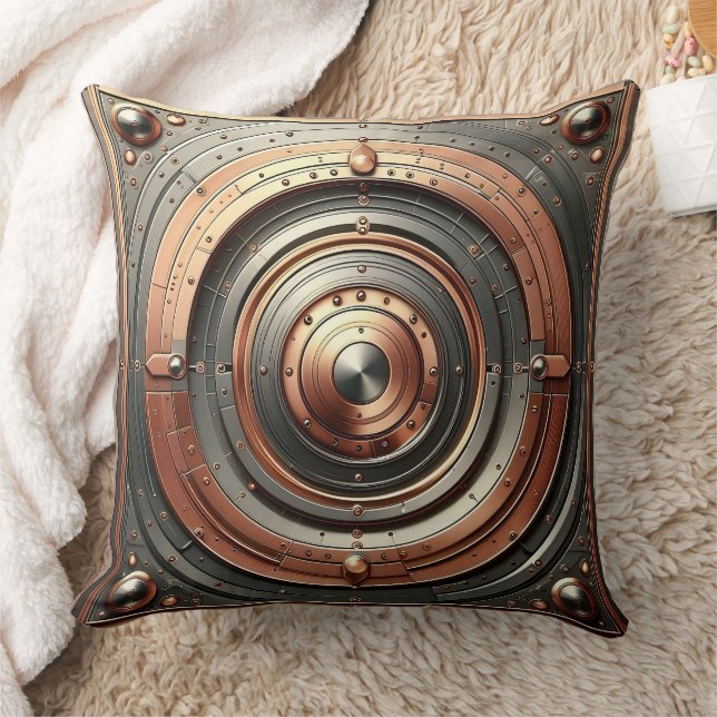 steel and copper metal object kudde (Filt)