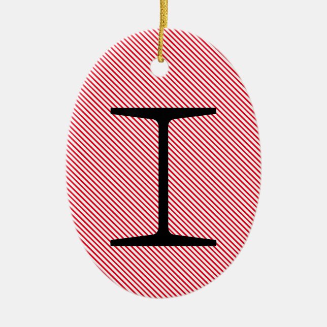 Steel Beam Ceramic Ornament (Framsidan)