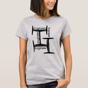 Steel Beam Ingenjör T Shirt