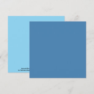 Steel Blue Grått Solid Färg Kort