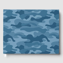 Steel Blue Monocolor Camo