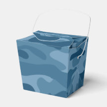 Steel Blue Monocolor Camo