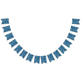 Steel Blue Monocolor Camo Vimplar