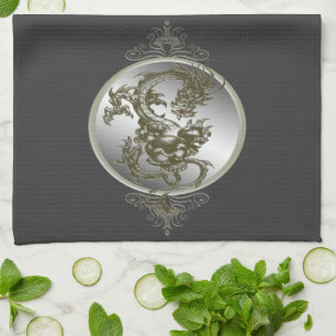 Steel Dragon Kitchen Towel Kökshandduk