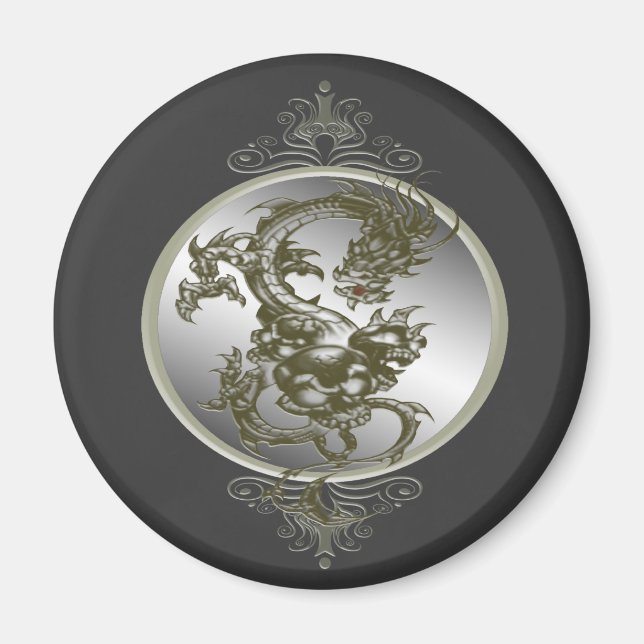 Steel Dragon Magnet (Framsidan)