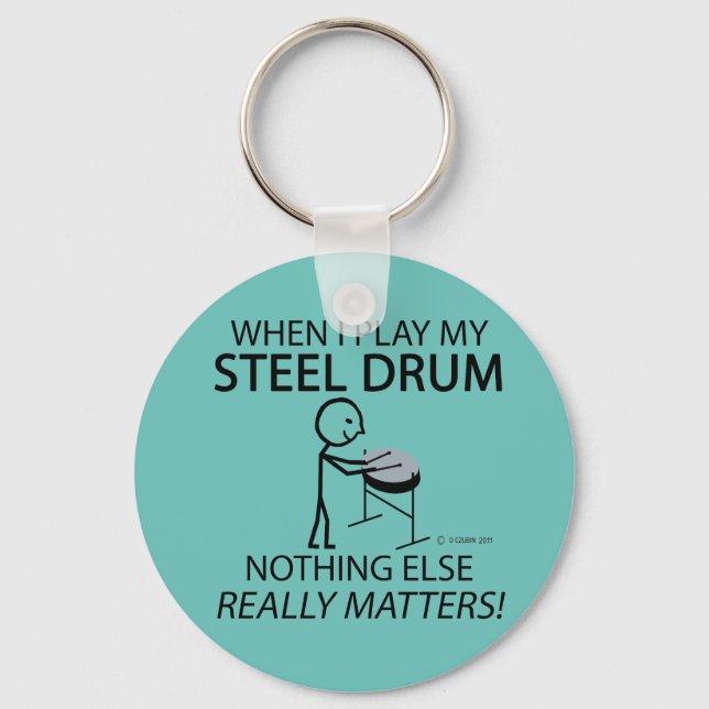 Steel Drum Ingenting annat Nyckelring (Framsida)