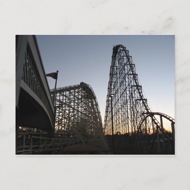 Steel Force och Thunderhawk Dorney Park Vykort (Framsida)