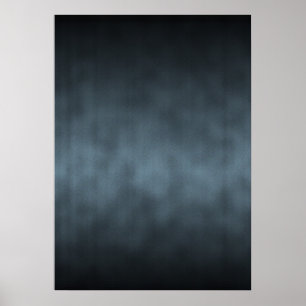 Steel Grått Gothic Ombre Background Art Poster