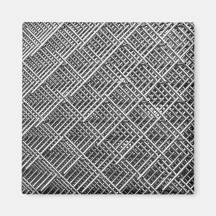 Steel Grid Industrial Mesh Mönster Magnet