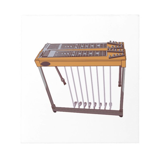 Steel Guitar Anteckningsblock (Framsida)