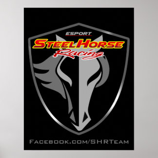 Steel Horse Tävla Team Poster