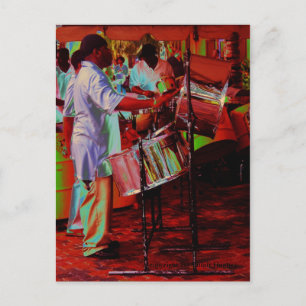 Steel Pan Drummer SD0104 Vykort