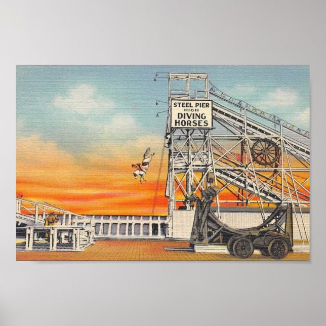 Steel Pier - Atlantic City Poster (Framsidan)