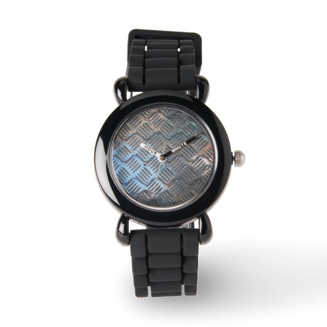 Steel Plate Mönster Watch Armbandsur (Framsida)