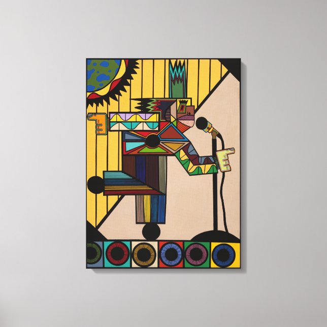 "Steel Pulse" av Ruchell Alexander Canvastryck (Framsida)