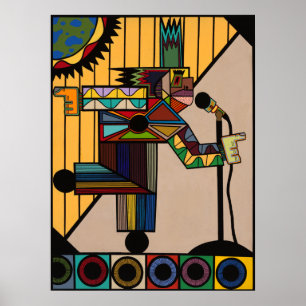 "Steel Pulse" av Ruchell Alexander Poster