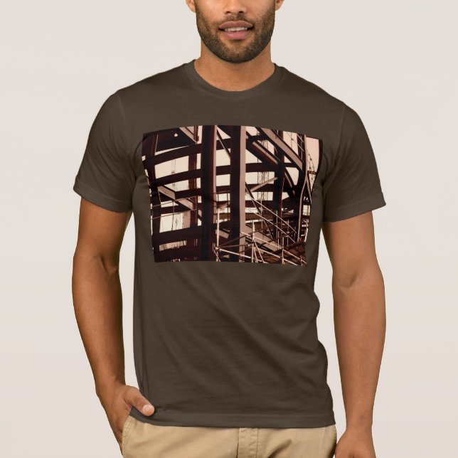 Steel Ram Construction Tee Shirt (Framsida)