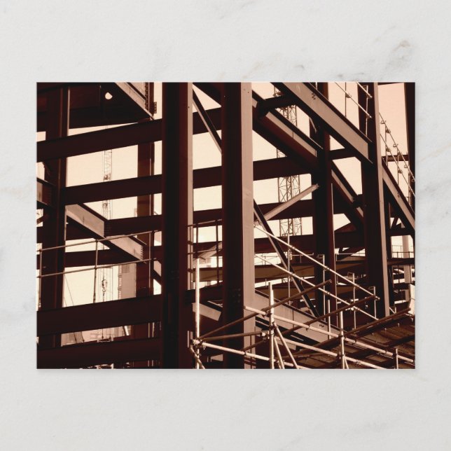 Steel Ram Construction Vykort (Framsida)