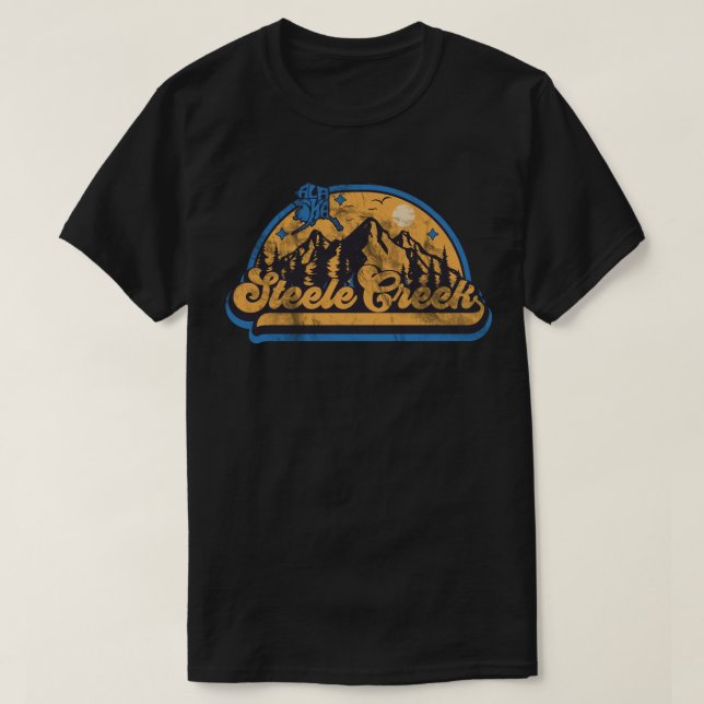 Steele Creek, Alaska T Shirt (Design framsida)