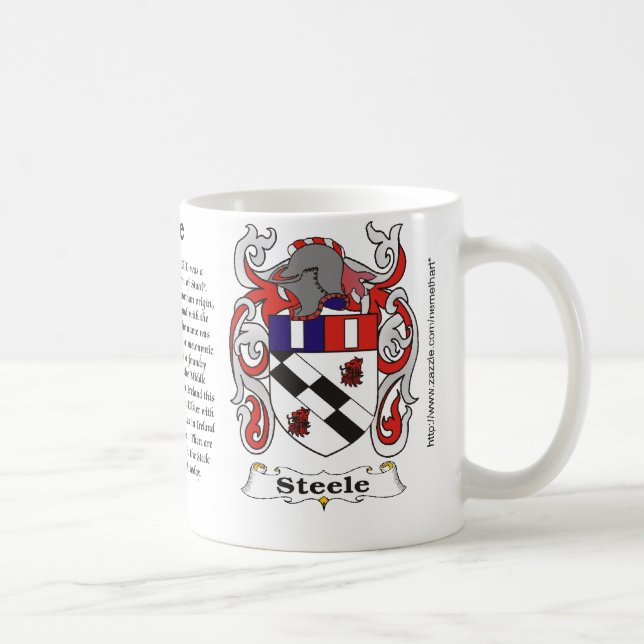 Steele familjlag av armmuggen kaffemugg (Höger)