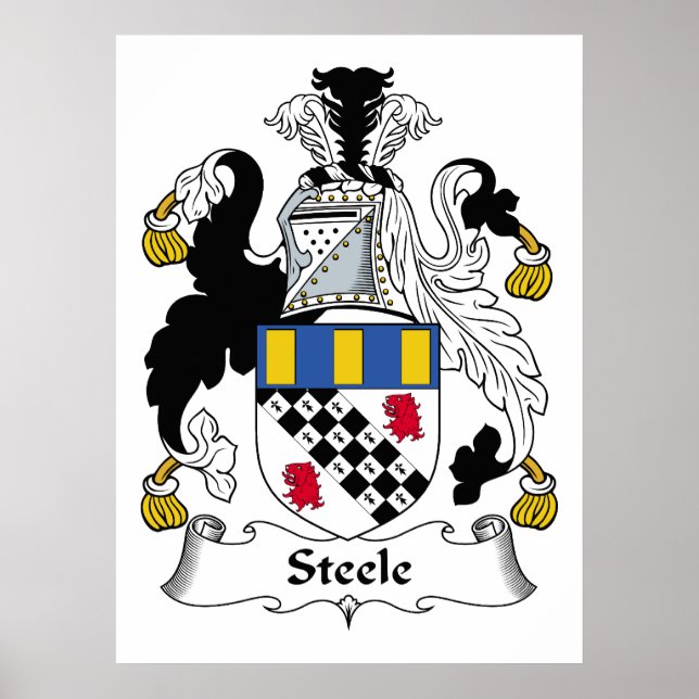 Steele Family Crest Poster (Framsidan)