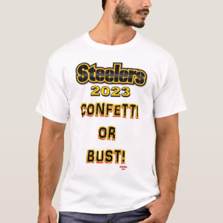 Steelers Confetti eller Bust T Shirt