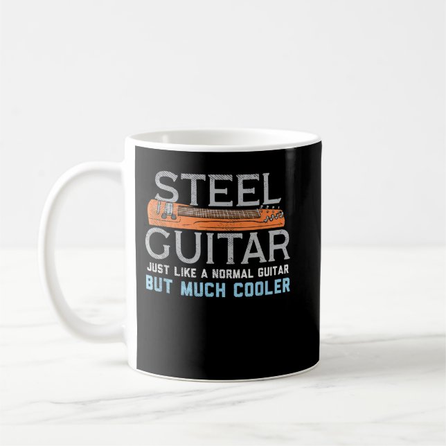 Steelgitarr för gitarrister kaffemugg (Vänster)