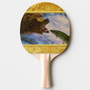 Steelheadlaxbanhoppningen in i grizzlybjörnar pingisracket