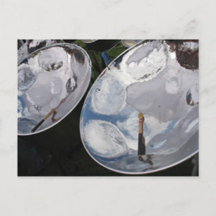 Steelpan, nationellt musikinstrument vykort