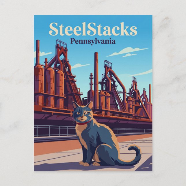 SteelStacks USA Vykort (Framsida)