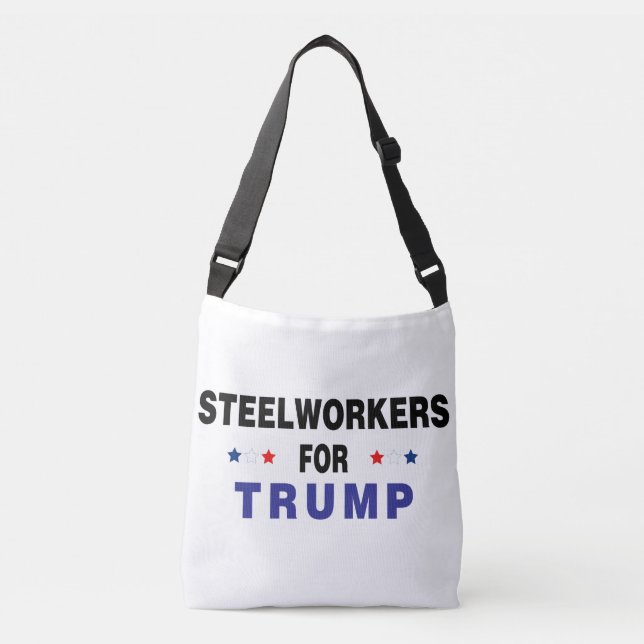 Steelworkers for Trump Axelväska (Framsida)