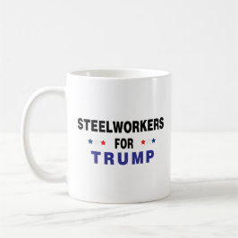 Steelworkers for Trump Kaffemugg