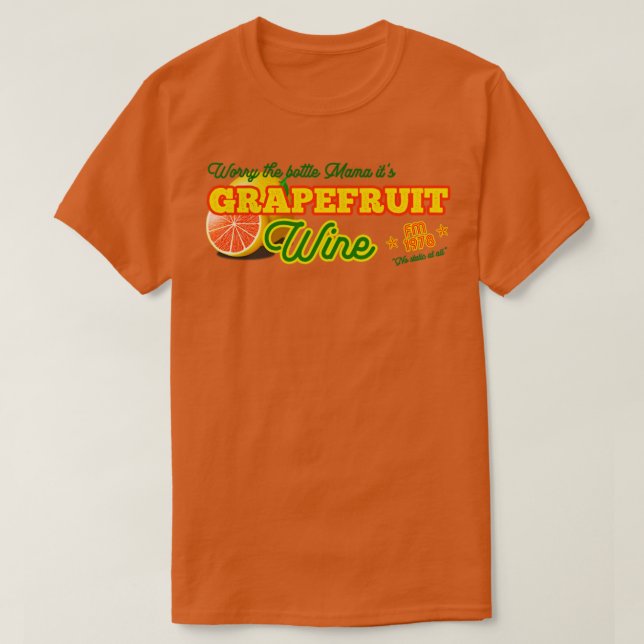 Steely Dan FM Grapefruit Vin 1978 T Shirt (Design framsida)