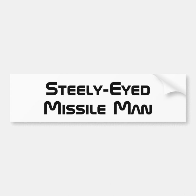 Steely-Eyed Missile Man Bildekal (Framsidan)