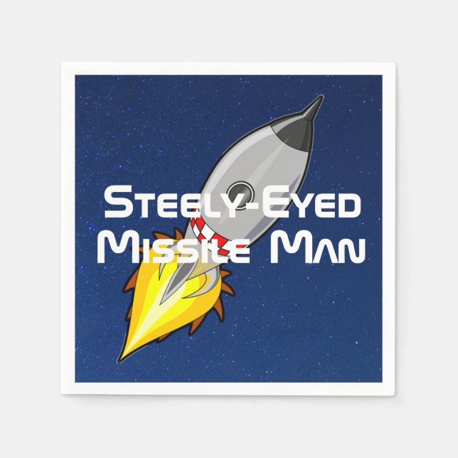 Steely-Eyed Missile Man Pappersservett (Framsidan)