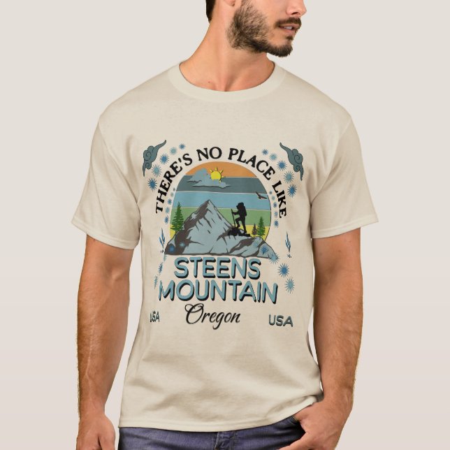 Steens Mountain, Oregon T Shirt (Framsida)