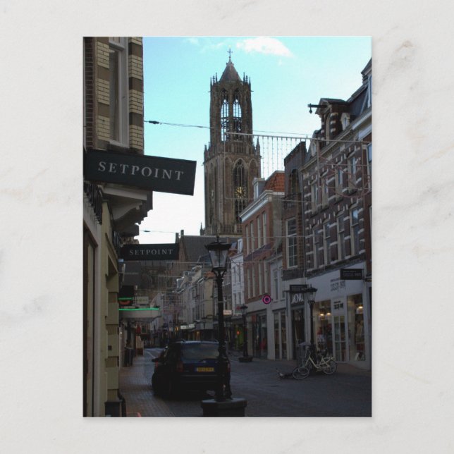 Steenweg, Utrecht Vykort (Framsida)