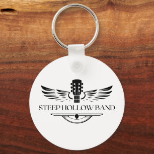 Steep Hollow Band-nyckelkedja - med citat Nyckelring