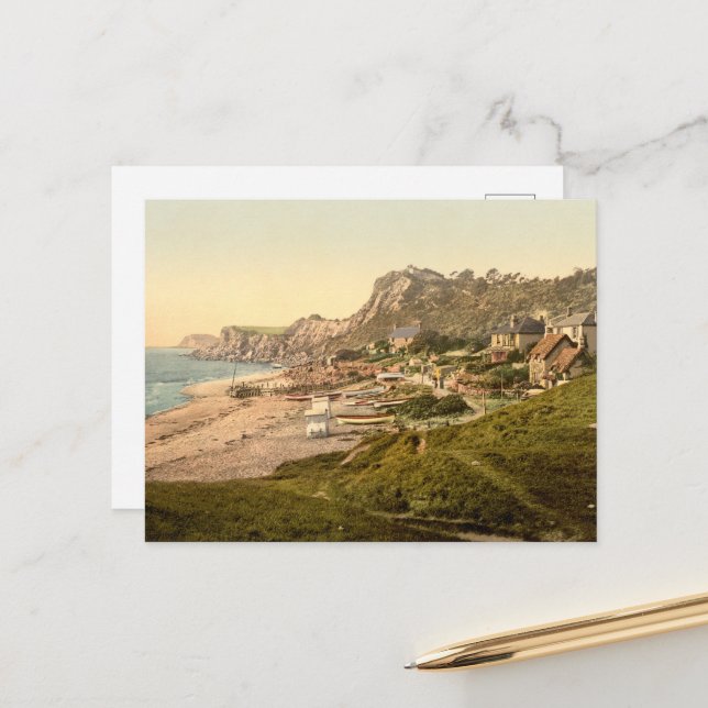 Steephill Cove, Ventnor, Isle of Wight, England Vykort (Fram/Back In Situ)