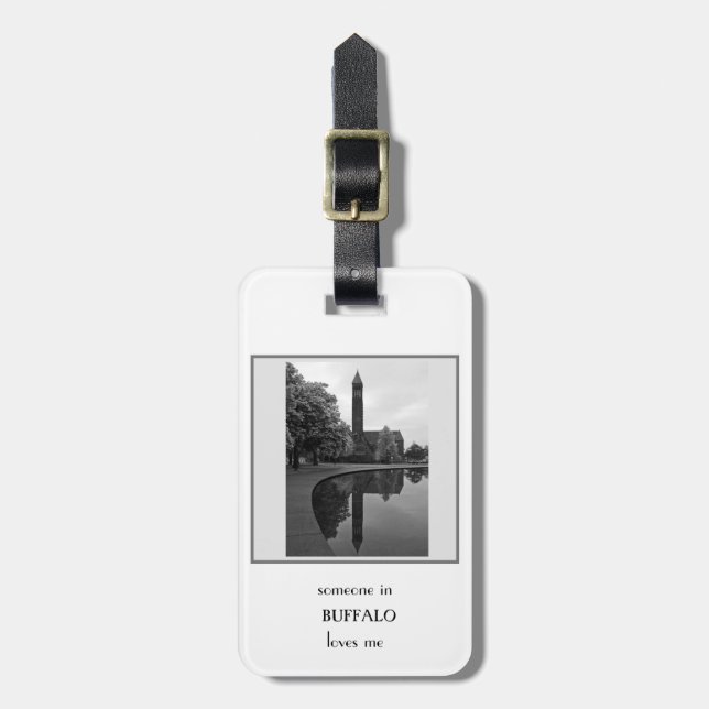 steeple Luggage Tag Bagagebricka (Vertikal Framsida)