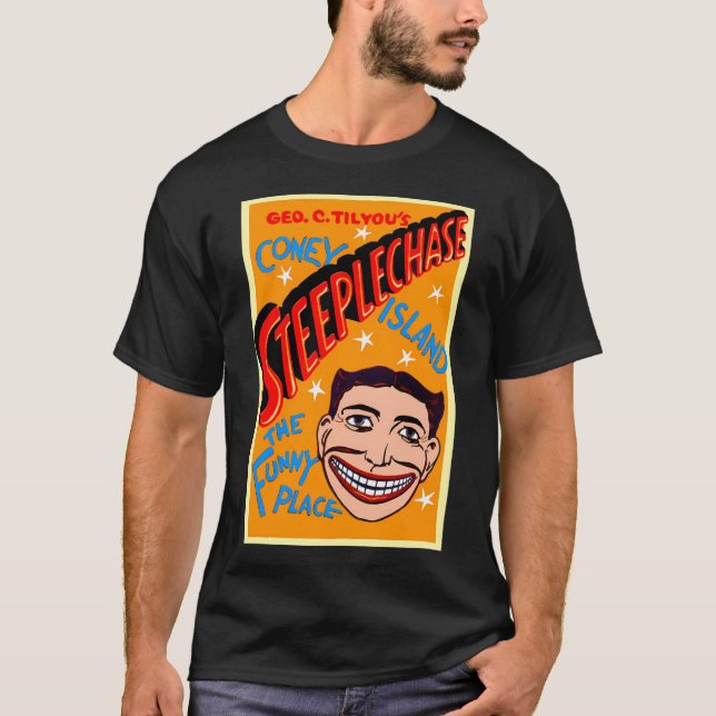 Steeplechase at Coney Island T Shirt (Framsida)