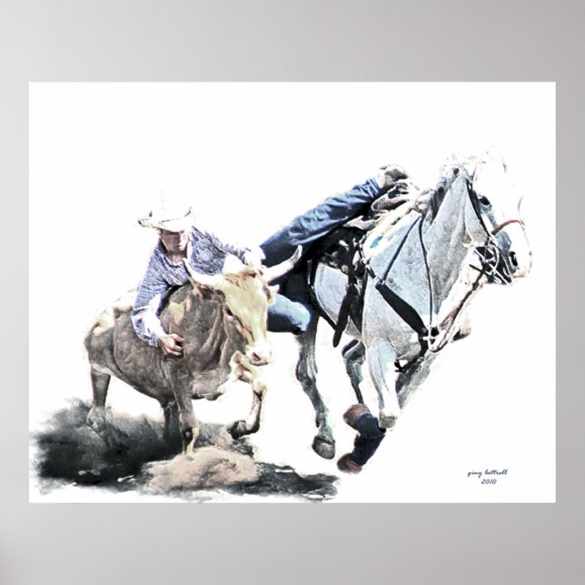 Steer Wrestling poster (Framsidan)