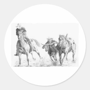 Steerwrestler Runt Klistermärke