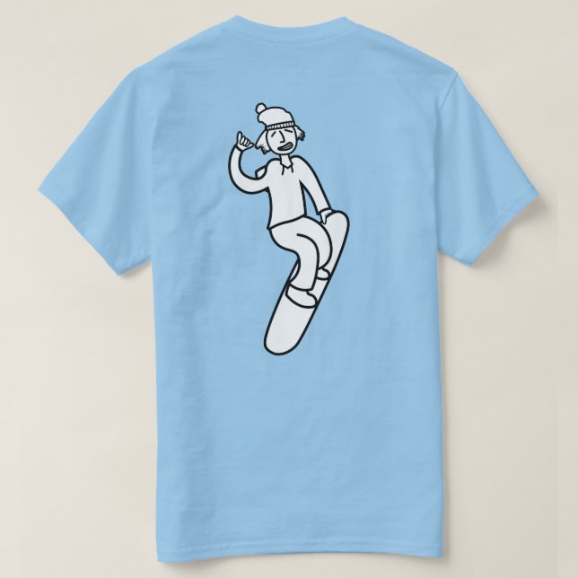 Steezy Boarder T Shirt (Design baksida)